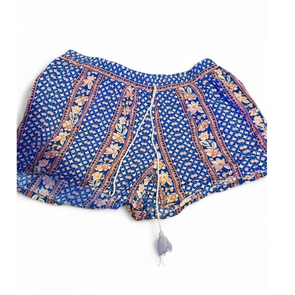 Floral Blue Women's Shorts